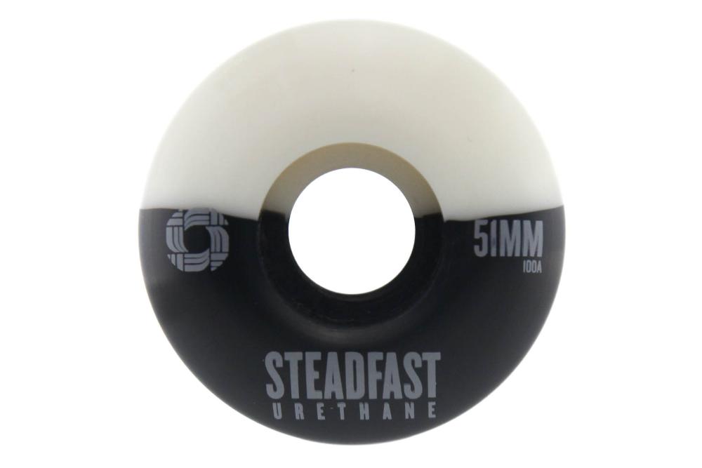 Roda Steadfast 51Mm 100A Preto E Branco