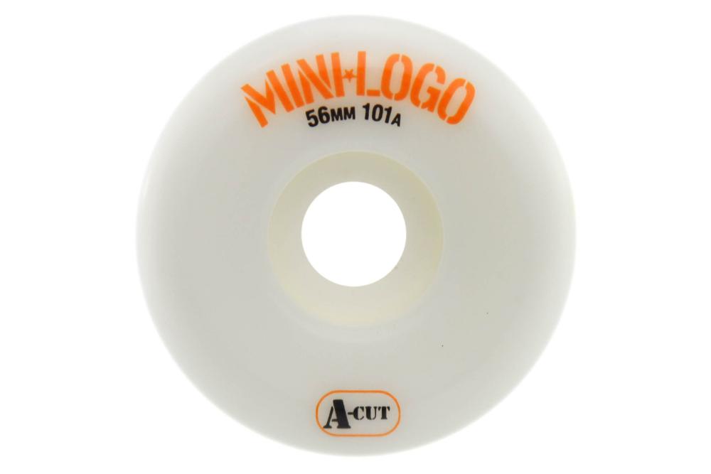 Roda Mini Logo 56Mm 101A Cônica Branca