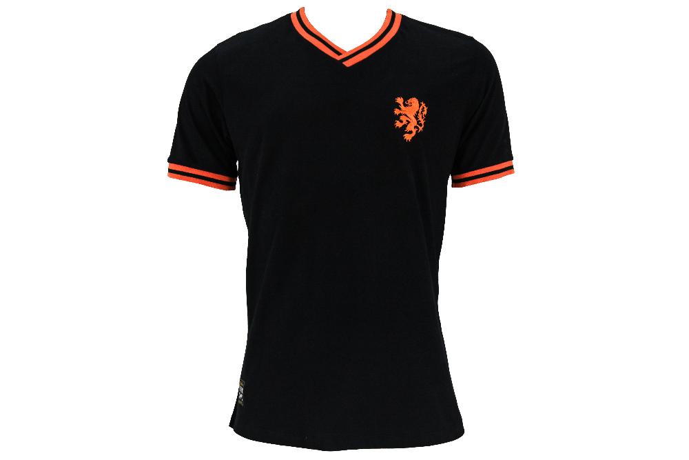 Camiseta Linha Retro Holanda Preta - Masculino